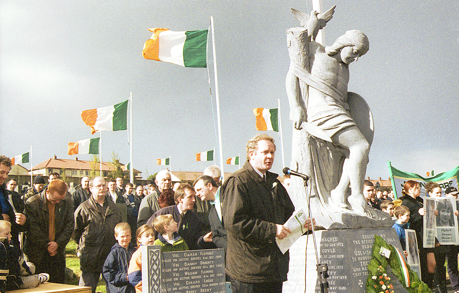 Martin McGuinness at city cemetery