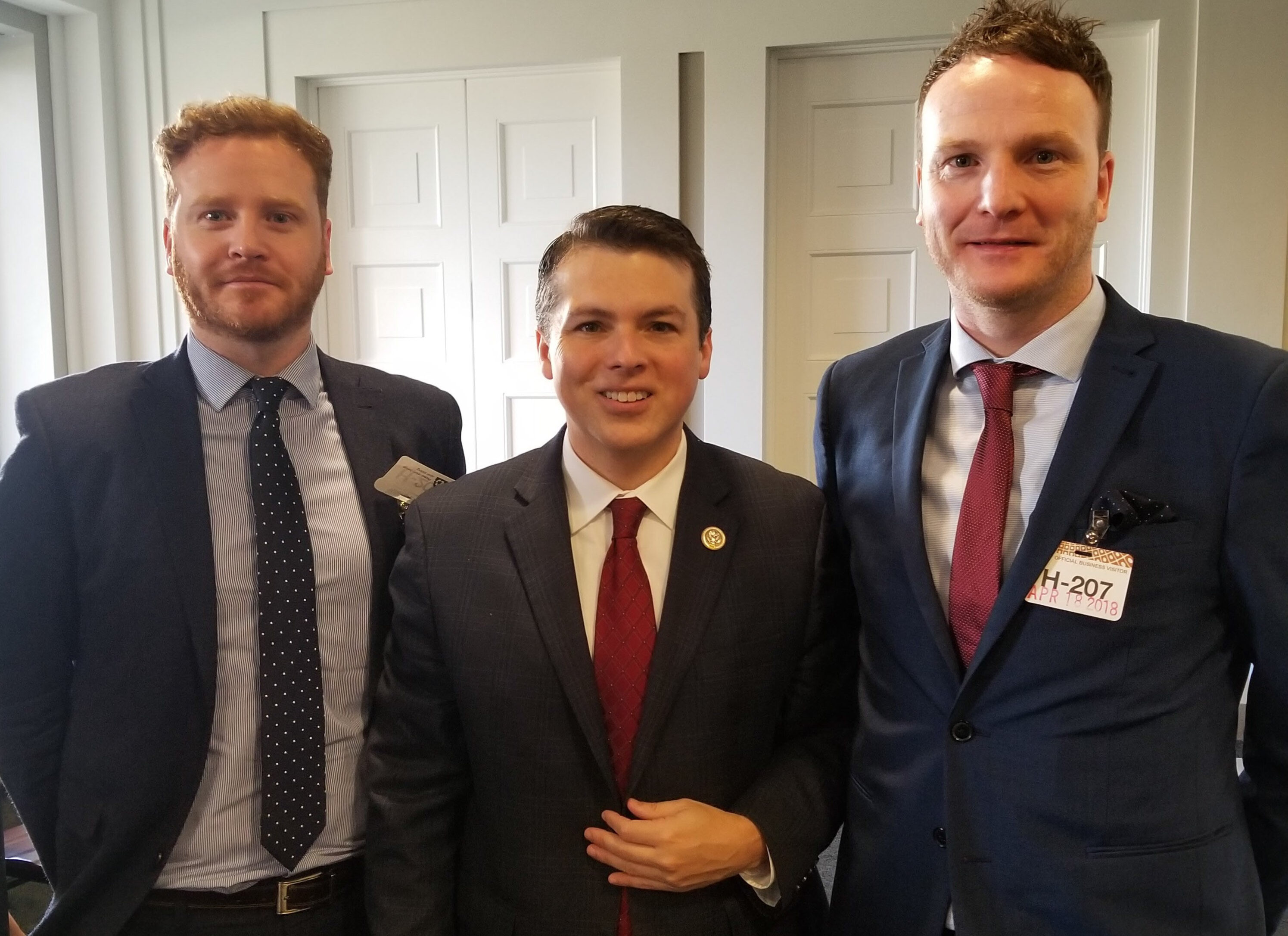 Martins sons with US Congressman Brendan Boyle