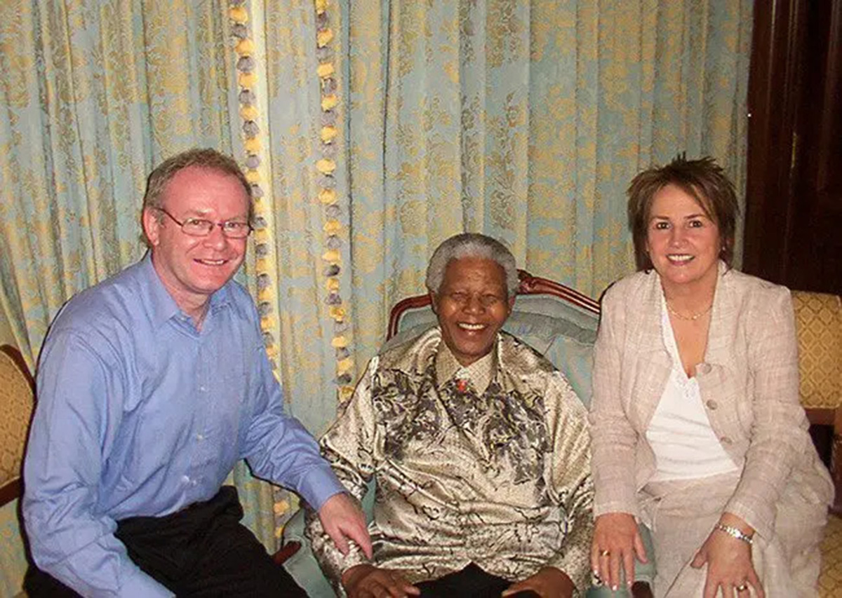Martin with Nelson Mandela